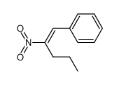 1-phenyl-2-nitro-1-pentene结构式