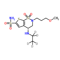 Brinzolamide-d5 Structure