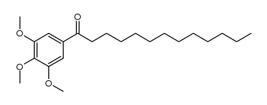 1-(3,4,5-trimethoxy-phenyl)-tridecan-1-one结构式