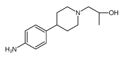 (2S)-1-[4-(4-aminophenyl)piperidin-1-yl]propan-2-ol结构式