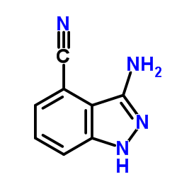 3-Amino-1H-indazole-4-carbonitrile Structure