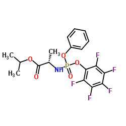 (2S)-异丙基 2-(((五氟苯氧基)(苯氧基)磷酰基)氨基)丙酸酯图片