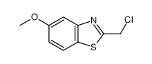 Benzothiazole, 2-(chloromethyl)-5-methoxy- (9CI)结构式