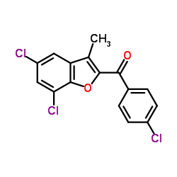 (4-Chlorophenyl)(5,7-dichloro-3-methyl-1-benzofuran-2-yl)methanone图片