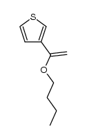 1-butoxy-1-(3-thienyl)ethene结构式