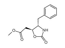 methyl (4S,5S)-4-benzyl-2-oxooxazolidine-5-acetate Structure