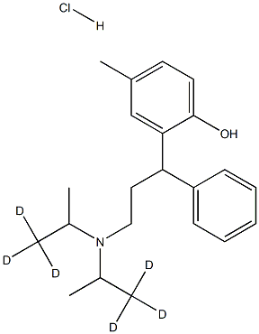 [2H6]-盐酸托特罗定(外消旋体)结构式