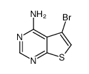 5-Bromothieno[2,3-d]pyrimidin-4-amine structure