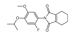 2-(2-fluoro-5-methoxy-4-propan-2-yloxyphenyl)-4,5,6,7-tetrahydroisoindole-1,3-dione Structure