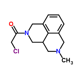 1-(3-{[Benzyl(methyl)amino]methyl}-1-piperidinyl)-2-chloroethanone Structure