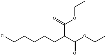 Propanedioic acid, 2-(5-chloropentyl)-, 1,3-diethyl ester Structure