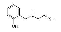 2-[(2-sulfanylethylamino)methyl]phenol结构式