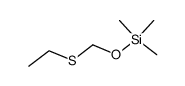 ethyl (trimethylsilyloxy)methyl sulfide结构式