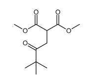 dimethyl 2-(3,3-dimethyl-2-oxobutyl)malonate Structure