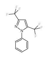 3,5-bis(trifluoromethyl)-1-phenylpyrazole Structure