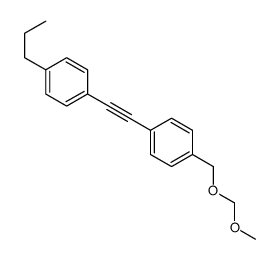 1-(methoxymethoxymethyl)-4-[2-(4-propylphenyl)ethynyl]benzene Structure