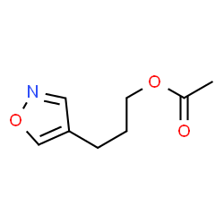 4-Isoxazolepropanol,acetate(ester)(9CI) structure