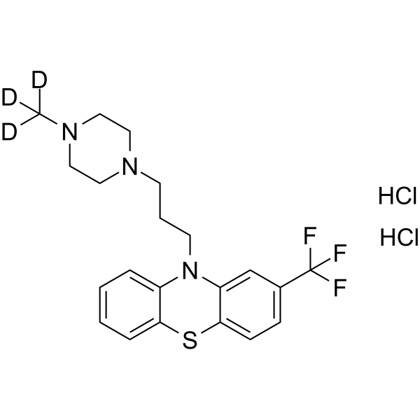 Trifluoperazine-d3 (hydrochloride) Structure