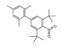 2-(3,5-ditert-butyl-4-nitrophenyl)-1,3,5-trimethylbenzene结构式