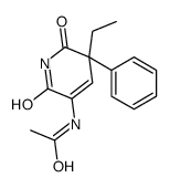 N-(1,2,5,6-Tetrahydro-2,6-dioxo-5-ethyl-5-phenylpyridin-3-yl)acetamide结构式