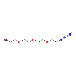 Bromo-PEG3-azide structure