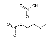 N-methyl-N-(2-nitrooxyethyl)ammonium nitrate Structure