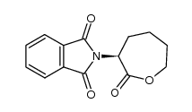 (S)-2-(2-oxooxepan-3-yl)isoindoline-1,3-dione结构式