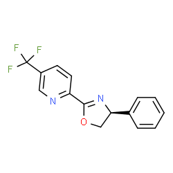 (S)-4-Phenyl-2-(5-(trifluoromethyl)pyridin-2-yl)-4,5-dihydrooxazole Structure