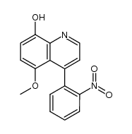 8-hydroxy-5-methoxy-4-(2-nitrophenyl)quinoline Structure