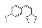 2-[2-(4-methoxyphenyl)ethenyl]-1,3-dioxolane结构式