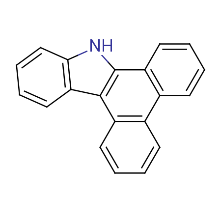 9H-dibenzo[a,c]carbazole Structure