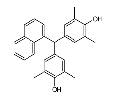 4-[(4-hydroxy-3,5-dimethylphenyl)-naphthalen-1-ylmethyl]-2,6-dimethylphenol Structure