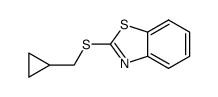 Benzothiazole, 2-[(cyclopropylmethyl)thio]- (9CI) Structure