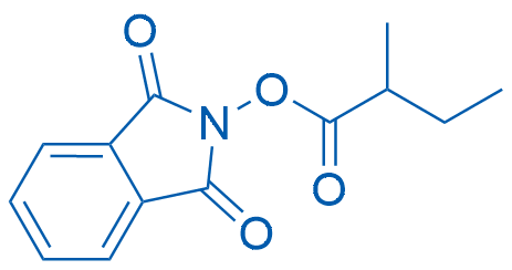 1,3-Dioxoisoindolin-2-yl 2-methylbutanoate structure