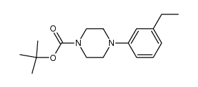 1-Boc-4-(3-ethylphenyl)piperazine Structure