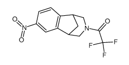 2,2,2-三氟-1-(1,2,4,5-四氢-7-硝基-1,5-亚甲基-3H-3-苯并吖庚因-3-基)乙酮结构式