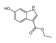 1H-INDOLE-3-CARBOXYLIC ACID,6-HYDROXY-,ETHYL ESTER Structure