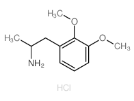 1-(2,3-dimethoxyphenyl)propan-2-amine,hydrochloride结构式