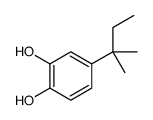 4-(2-methylbutan-2-yl)benzene-1,2-diol结构式