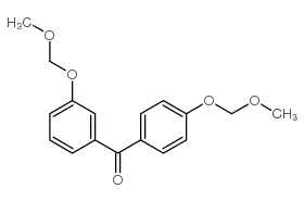 [3-(METHOXYMETHOXY)PHENYL][4-(METHOXYMETHOXY)PHENYL]METHANONE Structure