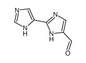 [2,4-Bi-1H-imidazole]-4-carboxaldehyde (9CI) Structure