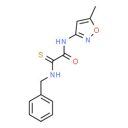 2-(BENZYLAMINO)-N-(5-METHYL-3-ISOXAZOLYL)-2-THIOXOACETAMIDE structure