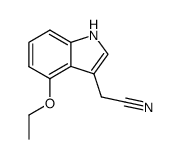 (4-ethoxy-indol-3-yl)-acetonitrile结构式