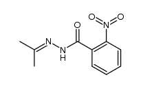 N'-isopropylidene-2-nitrobenzohydrazide结构式