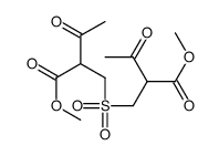 dimethyl 2,2'-[sulphonylbis(methylene)]bis[3-oxoacetoacetate] structure