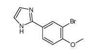 2-(3-BROMO-4-METHOXY-PHENYL)-1H-IMIDAZOLE Structure