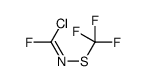 (Trifluoromethyl)sulfanylcarbonimidic chloride fluoride structure