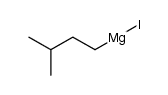 isopentyl magnesium (1+), iodide Structure