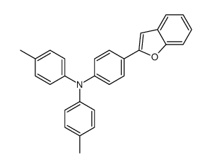 N-[4-(1-benzofuran-2-yl)phenyl]-4-methyl-N-(4-methylphenyl)aniline Structure