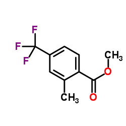 methyl 4-(trifluoromethyl)-2-methylbenzoate结构式